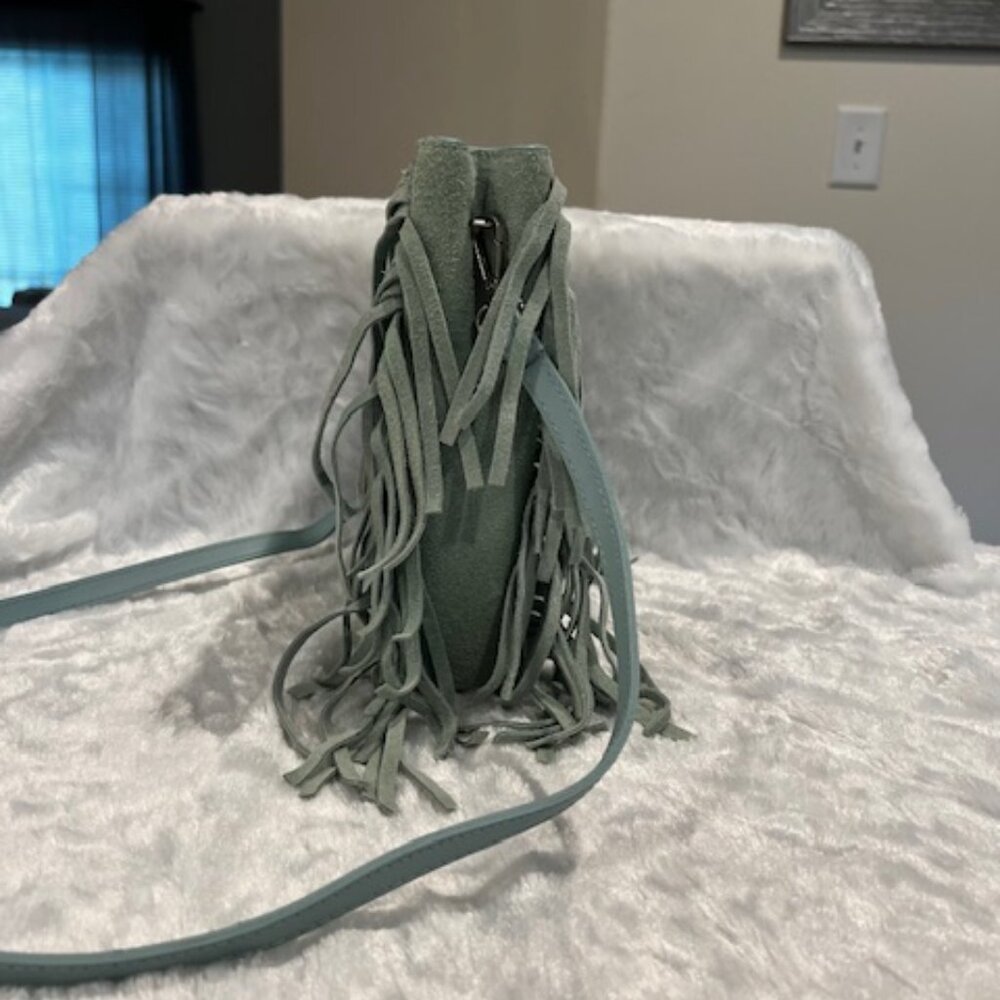 Suede Fringe Purse - Picture 5 of 5